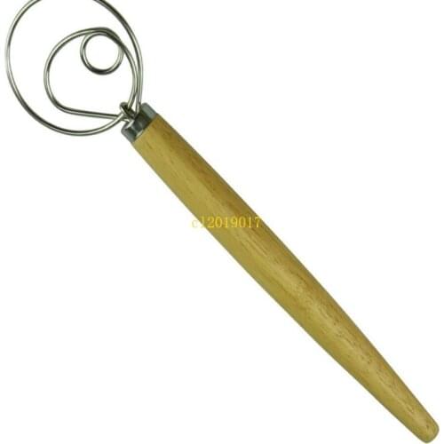 300pcs/lot Original Kitchen 13 Inch Stainless Steel Dough Whisk Large Danish Bread Whisk#244