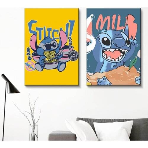5D DIY Disney Cartoon Cute Stitch Diamond Painting Full Round Drill Cross Stitch Kits Embroidery Mosaic Home Decor Art Gift