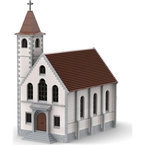7517Pcs MOC-34956 High Reduction Modern-style Church Architectural Bricks Model (Licensed and Designed by Jepaz)