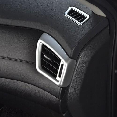 For Nissan X-Trail T32 Rogue Accessories 2017 2018 ABS Matte Car left and right air outlet cover trim Sticker Car Styling 2pcs