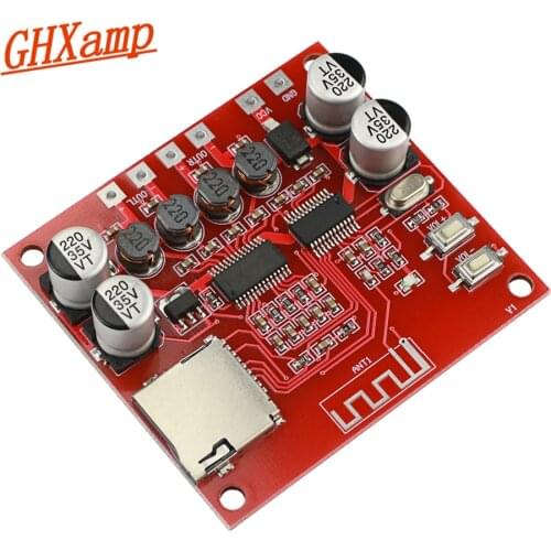 Amplifier Audio Board 15W+15W Support TF Card 2.0 Power Amplifier Board For Bluetooth-compatib Desktop Speakers diy DC12V-24V