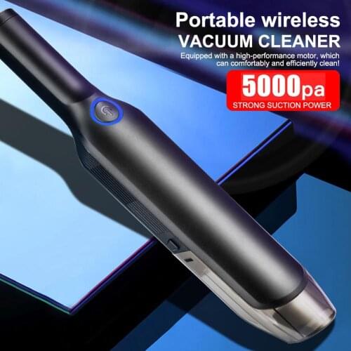 Car Vacuum Cleaner 12V Handheld Mini Car Vacuum Cleaner 9500pa-11000pa Portable Wet Dry Powerful Car Tire Inflator For Pet Hair