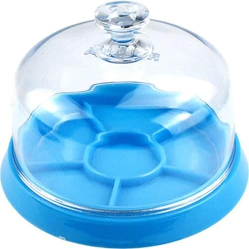 Watch Parts Holder Tray Plastic Dustsheet Cover Watch Movement Dust Cover Moistureproof for Watches Movement Parts