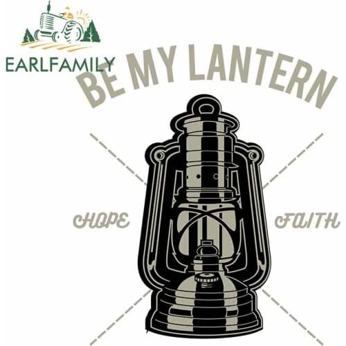 EARLFAMILY 13cm x 11.3cm For Be My Lantern Cartoon Car Stickers Repair Decal Funny Car Door Protector Interesting Decoration