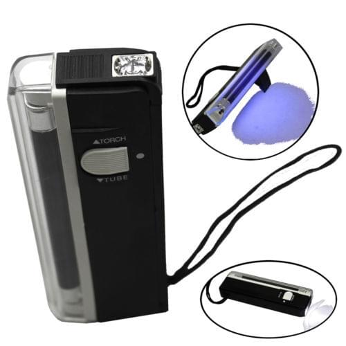 By dhl FEDEX 100 pcs New 4w Mini Portable UV ultra violet black light lamp torch