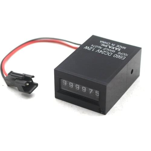 Konica Minolta E660 DC24V 1.2W Electromagnetic Cumulative Counter 6 Digit Counter