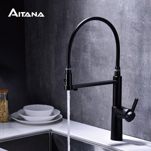 Modern bathroom high-end Copper Kitchen Faucet cold tropical filter kitchen sink three in one drinking water faucet