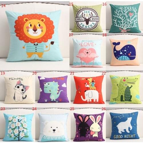 Cartoon animal style My Neighbor Totoro and Bunny Pillowcase Car Sofa Cushion Cover Home Decoration Customizable