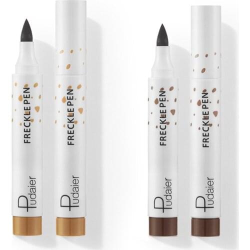 Natural Freckle Pen Waterproof Face Brown Dot Spot Drawing Pen Makeup Waterproof Dot Spot Pen Long Lasting Facial Makeup Pen