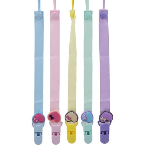 Love Series Cute Baby Pacifier Chain Baby Teether Toy anti-chain Matching Various Pacifiers