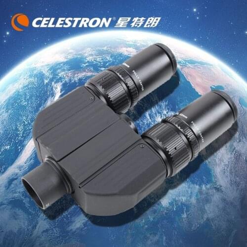 Livraison gratuite Celestron télescope astronomique oculaire double tête binoculaire jumelles claires accessoires spéciaux