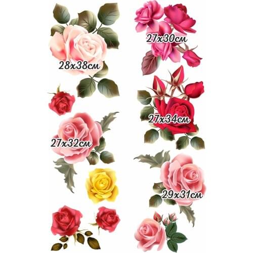 Woozzee Flowers Wall Stickers