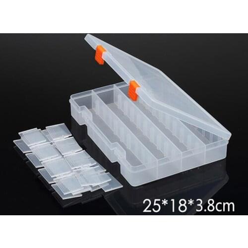 1PC New 36 Slots Cells Portable Jewelry Tool Box Container Ring Electronic Parts Screw Beads Component Storage Box 250*180*38mm