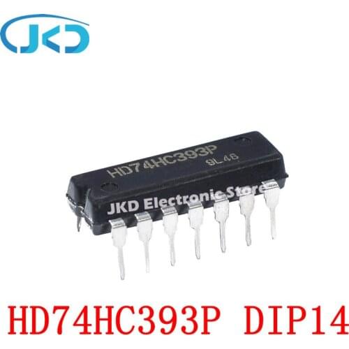 10pcs SN74HC393N 74HC393N 74HC393 HD74HC393P DIP-14 New IC