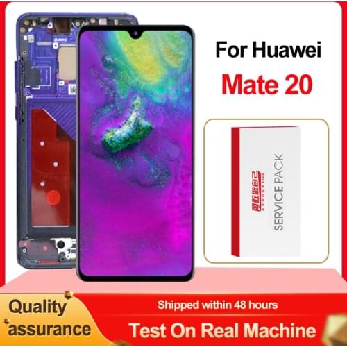 100% Tested 6.53'' Display Replacement For Huawei Mate 20 LCD Touch Screen Digitizer Assembly For Mate 20 Display HMA-L29