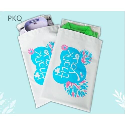 100pcs,Thank you Poly Mailer Plastic Shipping Mailing Bag Strong Plastic Seal Postage Bags White Self-seal Adhesive Courier bags
