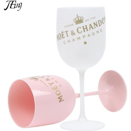 8CM Wine Party White Champagne Coupes Cocktail Glass Champagne Flutes 480ml Wine Plastic Cup