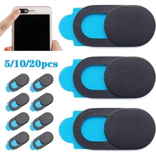 5/10/20PCS Webcam Cover Camera Cap Slide Ultra Thin Laptop Protect Your Lenses Privacy Sticker for iPad Laptop Tablet Smartphone