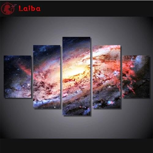 5 d diamond mosaic Natural landscape For Living Room Home Decor diamond Painting embroidery mosaic Home wall decoration5pcs