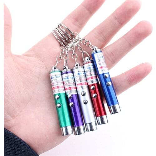 530Nm 405Nm 650Nm 5MW LED Laser Pet Cat Toy Red Dot Light Sight Interactive Laser Pen Pointer Pet Supplies Cat Toys Random Color