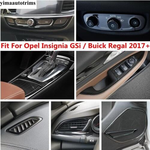 Stainless Steel Accessories For Opel Insignia GSi / Buick Regal 2017- 2021 Window Lift Speaker Shift Gear Air AC Vent Cover Trim