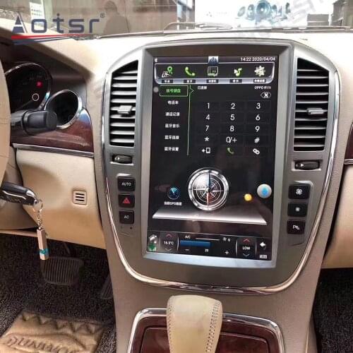 Aotsr Vertical Tesla PX6 Android 9.0 4+64GB Car Radio Player Auto GPS Navigation HD Multimedia DSP For Buick Park Avenue 2010