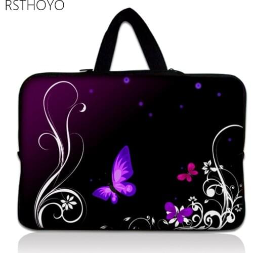 Butterfly Laptop Sleeve 15.6 Computer Bag 10 11.6 13.3 14 15.4 17.3 inch Handle Laptop Bag PC Case For MacBook ASUS HP Acer