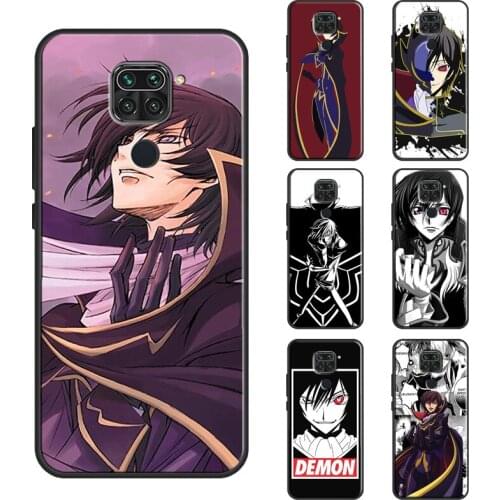 Lelouch Code Geass Case For Xiaomi Redmi Note 10 9 8 Pro Note 9S 8T Note 7 Cover Shell For Redmi 9 9A 9C 9T