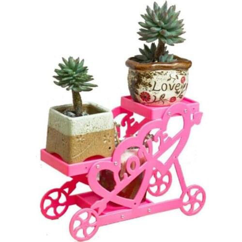 European Iron flower shelf rack floor type home multi-storey indoor simple flower pot rack living room balcony flower shelf