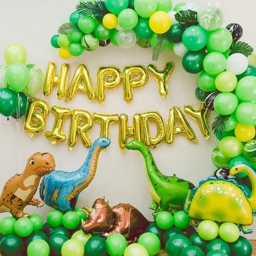 Giant 4D Walking Dinosaur Foil Balloons Boys Animal Balloons Children Dinosaur Birthday Party Jurassic World Decor Balloon