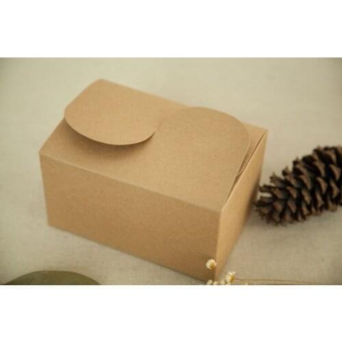 50pcs 15*10.3*8.7cm Brown Packaging Kraft Paper Box For Candy\Cake\Jewelry\Gift\chocolate\Party Packing boxes