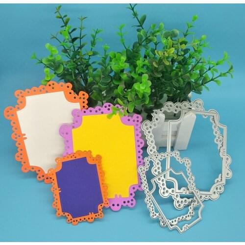 Lace 8-corner double-layer photo album metal cutting mold, scrapbook, photo album decoration, DIY, handmade art