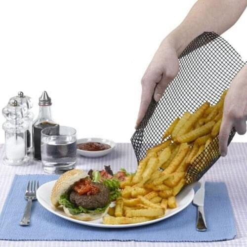 Reusable Non-Stick Cross Wire Steaming Barbecue Rack BBQ Grill Mesh Oven Net Carbon Grill