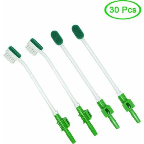 Disposable Medical Sponge Toothbrush ICU suction swab Oral Care Single Use Suction Toothbrush System oral hygiene Green head