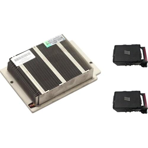 Original FOR HP DL360 DL360p G8 Xeon CPU Kit ,Heatsink 654757-001 & 2 Fans 654752-001