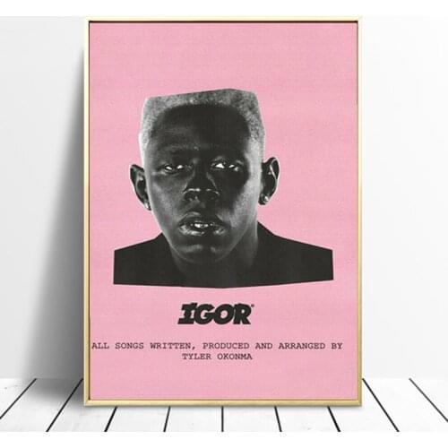 Tyler The Creator Igor Posters and Prints Rap Music Album Stars Canvas Painting Wall Art Picture Room Home Decoration Cuadros