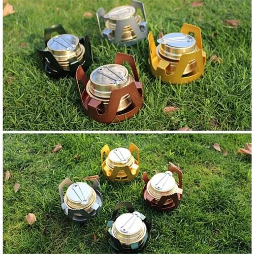 Portable Outdoor Picnic Stove New Mini Ultra-light Alcohol Stove Camping Furnace Camping Folding High Quality