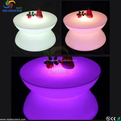 LED Table Lighting, Illuminated Bar Tables,RGB LED Bar Table SK-LF16 (D80*H44cm) free shipping 1pc