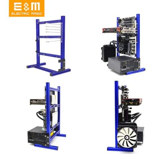 Mini ITX MATX ATX PC Test Bench Handle Carrying Computer Water Cooling Open Frame Overclock Air Case HTPC Support Graphics Card
