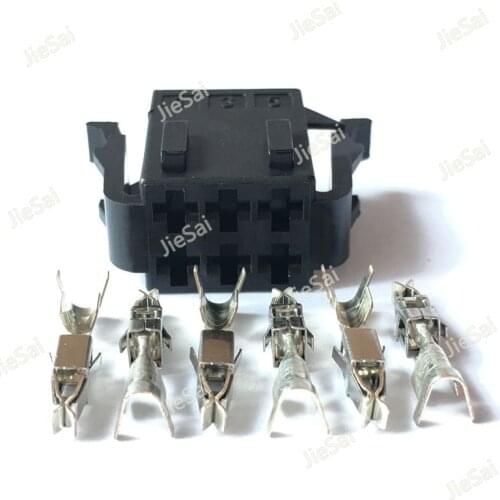 Tyco Amp 6 Pin 1-929621-1 Female Male Electrical Sealed Waterproof Housing Plug Wire Harness Auto Connector