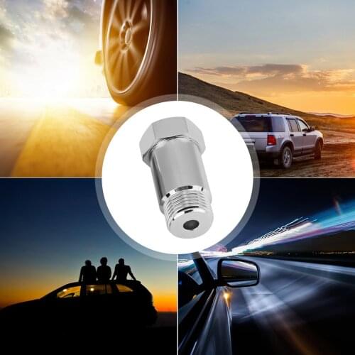 High-grade Nickel Plated Steel O2 Oxygen Sensor Extension Spacer Extender M18x1.5 Bung Adapter CEL Fix CSV