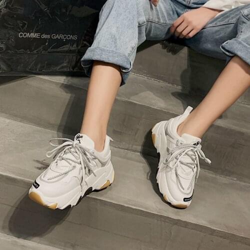 2020 High Quality Trainers Womens Platform Sneakers Women Shoes Breathable Casual Women Breathable Chunky Sneakers U21-21