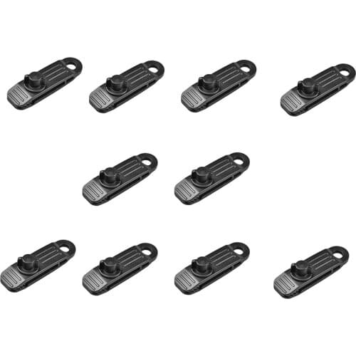 10Pcs Tarp Clips Multipurpose Secures Clamp Camping Clip,Canvas Anchor Gripper,for Outdoor Camping Tent Awning