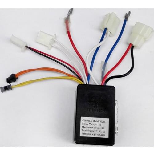 12V15A Controller YK1912 for Brush Motor Small Surfing Electric Scooter