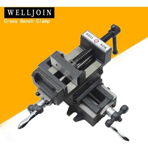 3 inches Cross vise, precision heavy mobile platform, vise, bench milling machine, cross bench clamp