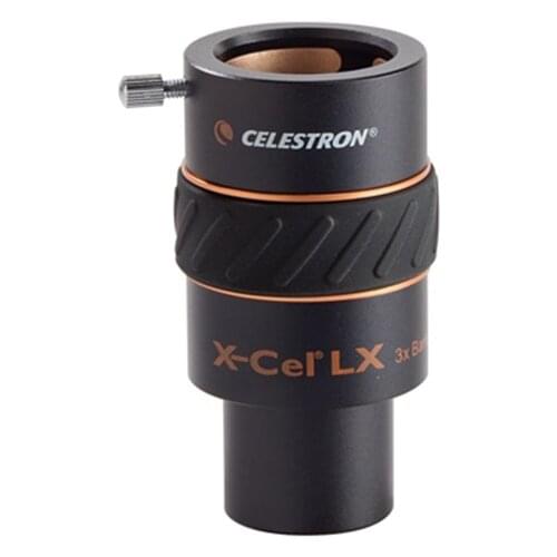 CELESTRON X-CEL LX 1.25" 3X BARLOW LENS Fully Multi-Coated Optics for 1.25inch Telescope Eyepiece