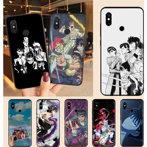 Yu Yu Yuyu Hakusho anime Phone Case For Xiaomi Redmi note 7 8 9 t max3 s 10 pro lite Luxury brand shell funda coque