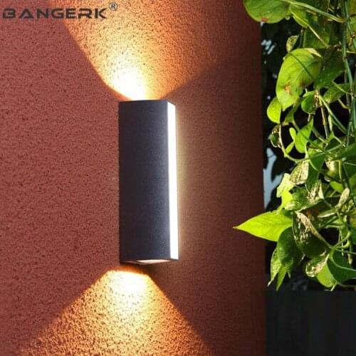 IP65 Waterproof LED Wall Light Lamps Outdoor Modern Wall Sconce Lights Garden Courtyard Home Decor Aluminium Indoor Lighting