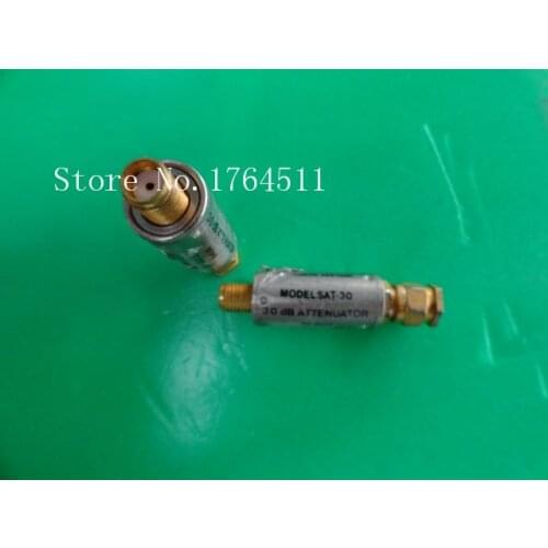 [LAN] switch MINI SAT-30 DC-1GHz Att:30dB P:2W SMA coaxial fixed attenuator --5PCS/LOT