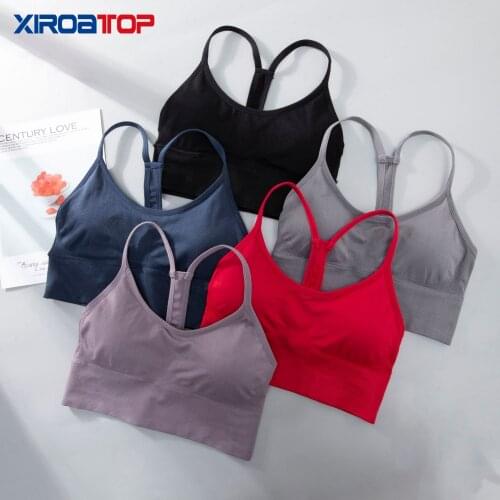 Hot Sale Fashion Women Bra Breathable Sports Bra Anti-sweat Shockproof Sports Bra Yoga Top Gym Running Fitness Workout Sport Top
